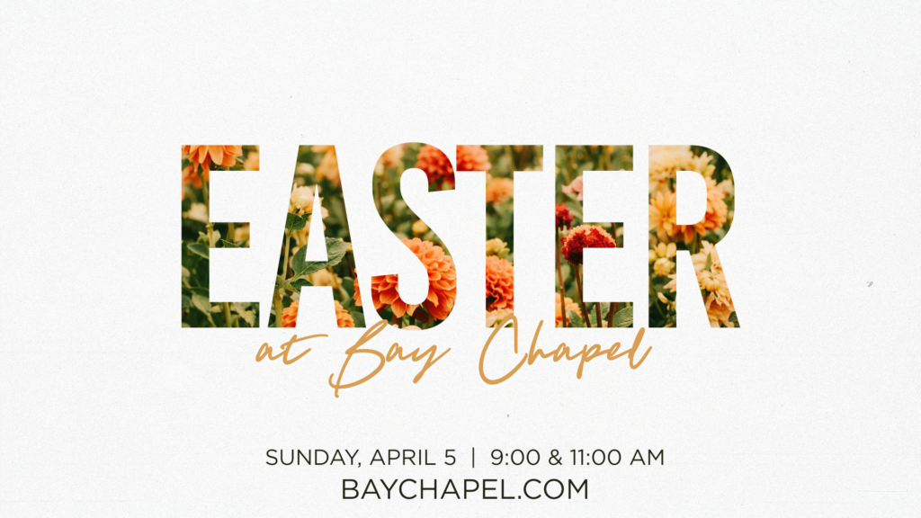easter at bay chapel invite